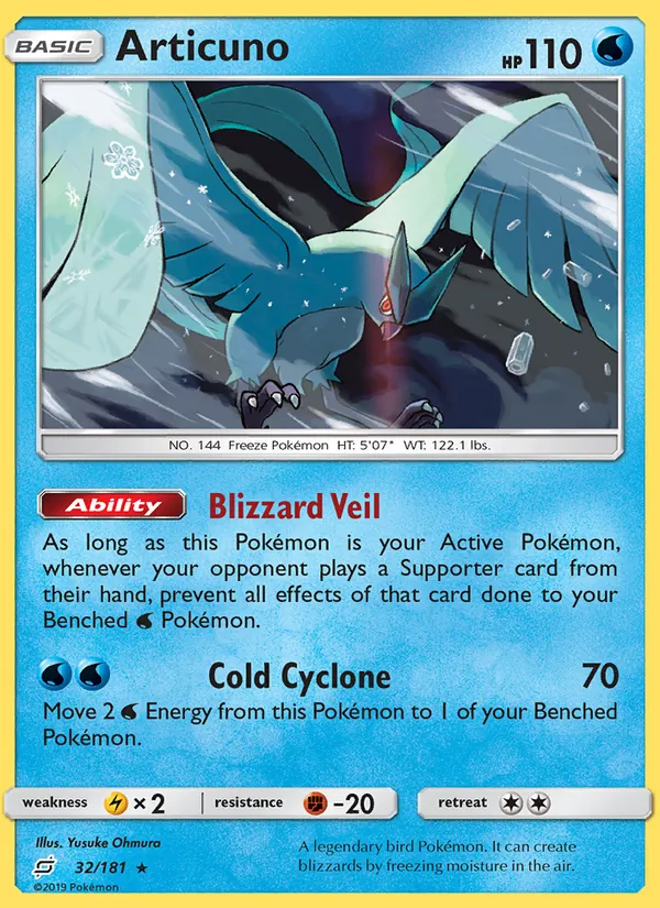 Articuno - Team Up Pokemon Card