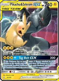 Pikachu & Zekrom GX - Team Up