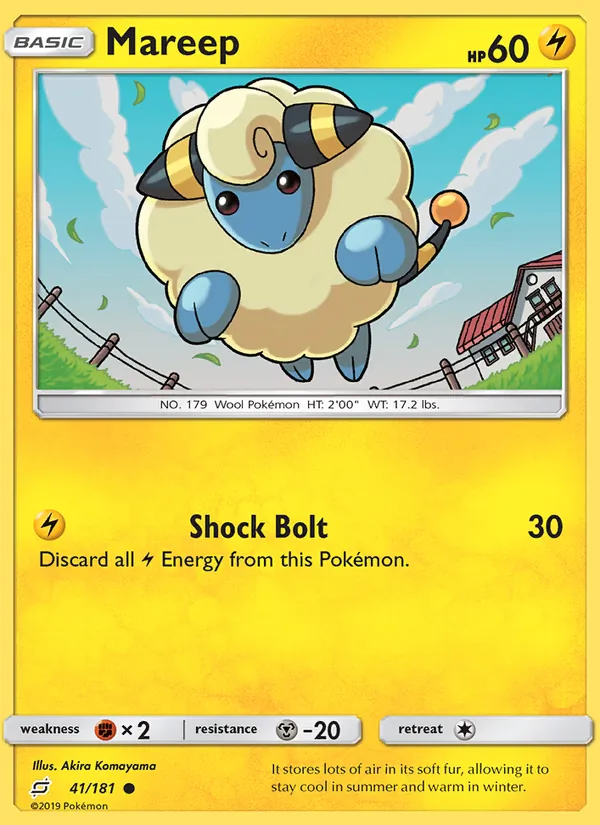 Mareep - Team Up Pokemon Card
