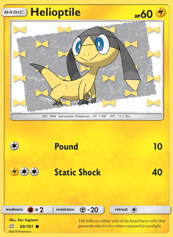 Helioptile - Team Up Pokemon Card