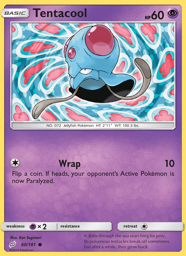 Tentacool - Team Up Pokemon Card