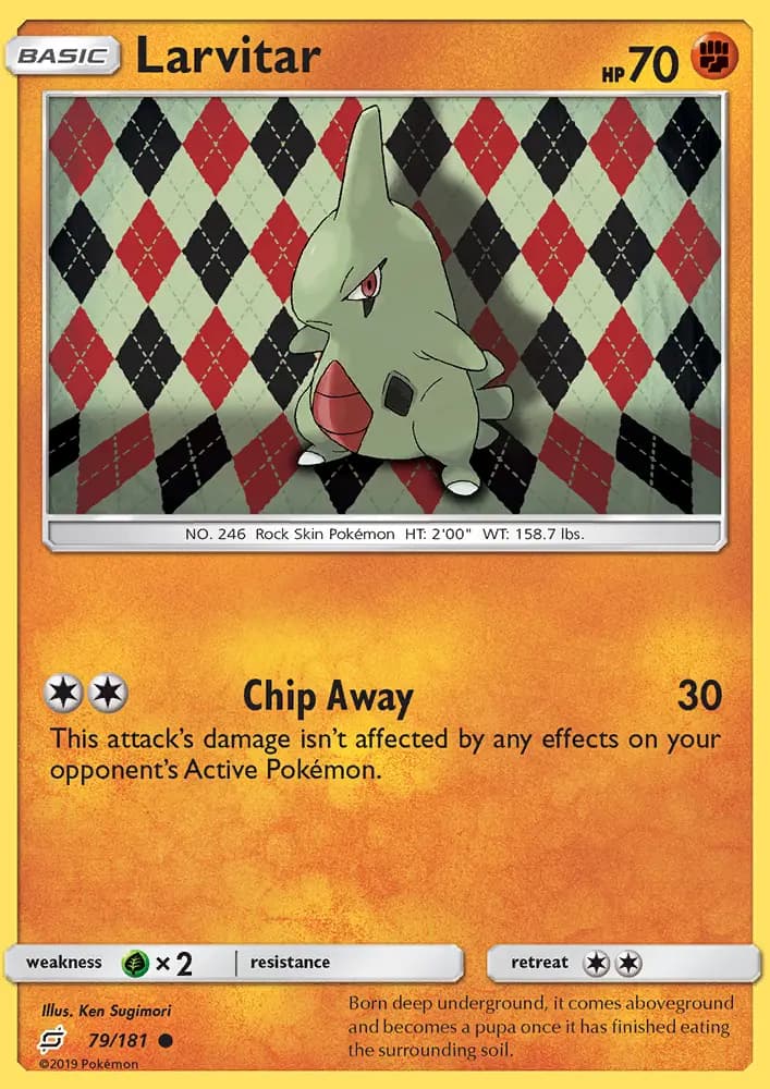 Larvitar - Team Up Pokemon Card