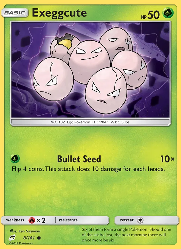 Exeggcute - Team Up Pokemon Card