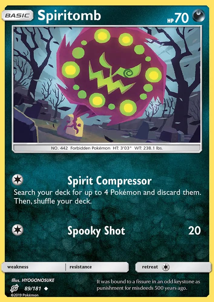 Spiritomb - Team Up Pokemon Card