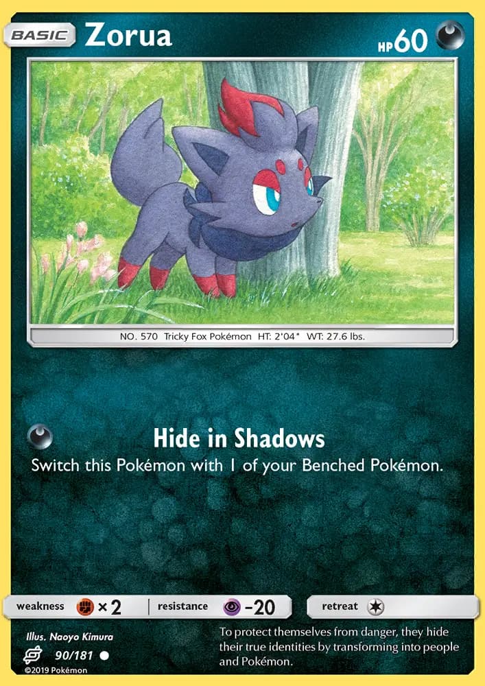 Zorua - Team Up Pokemon Card