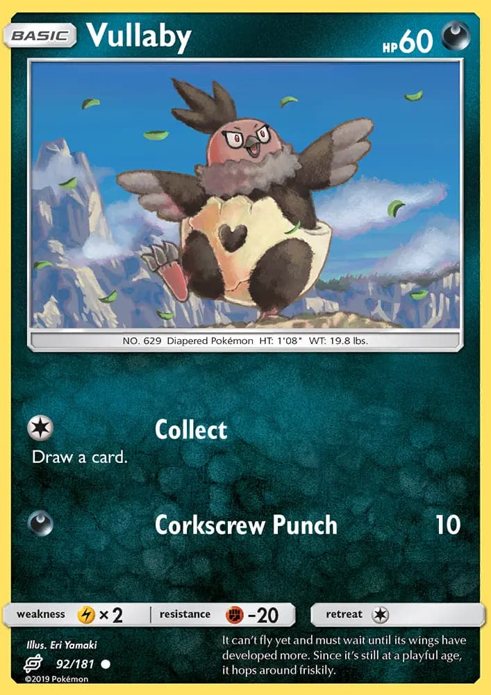 Vullaby - Team Up Pokemon Card