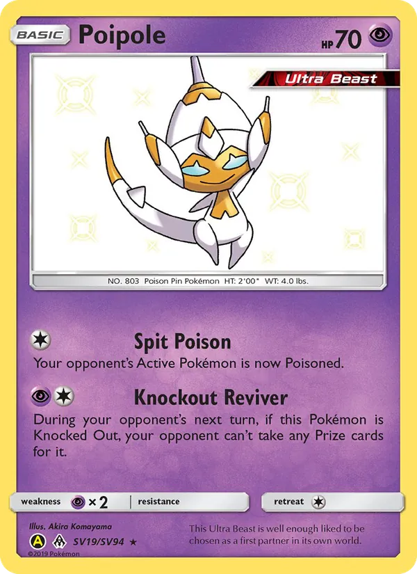 Poipole - Yellow A Alternate Pokemon Card