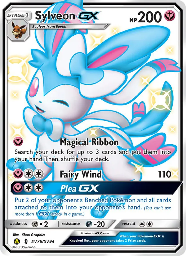 Sylveon-GX - Yellow A Alternate Pokemon Card