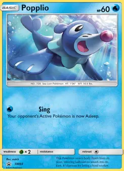 Popplio - SM Black Star Promos