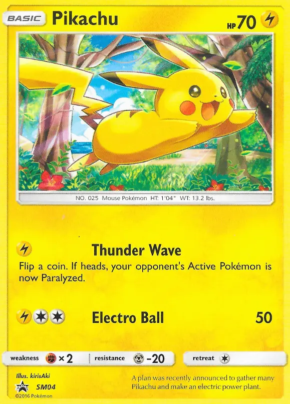 Pikachu - SM Black Star Promos Pokemon Card