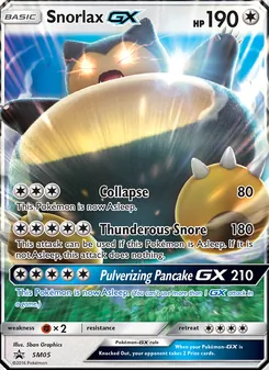Snorlax GX - SM Black Star Promos