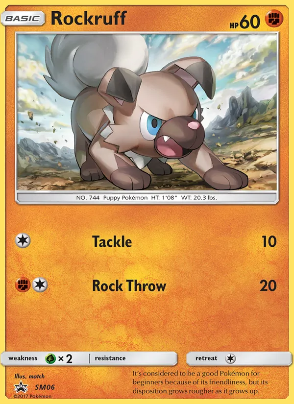 Rockruff - SM Black Star Promos Pokemon Card