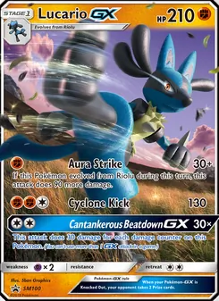 Lucario GX - SM Black Star Promos