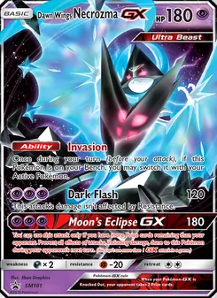 Dawn Wings Necrozma GX - SM Black Star Promos