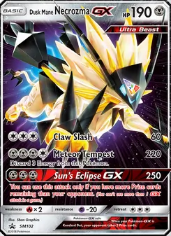 Dusk Mane Necrozma GX - SM Black Star Promos