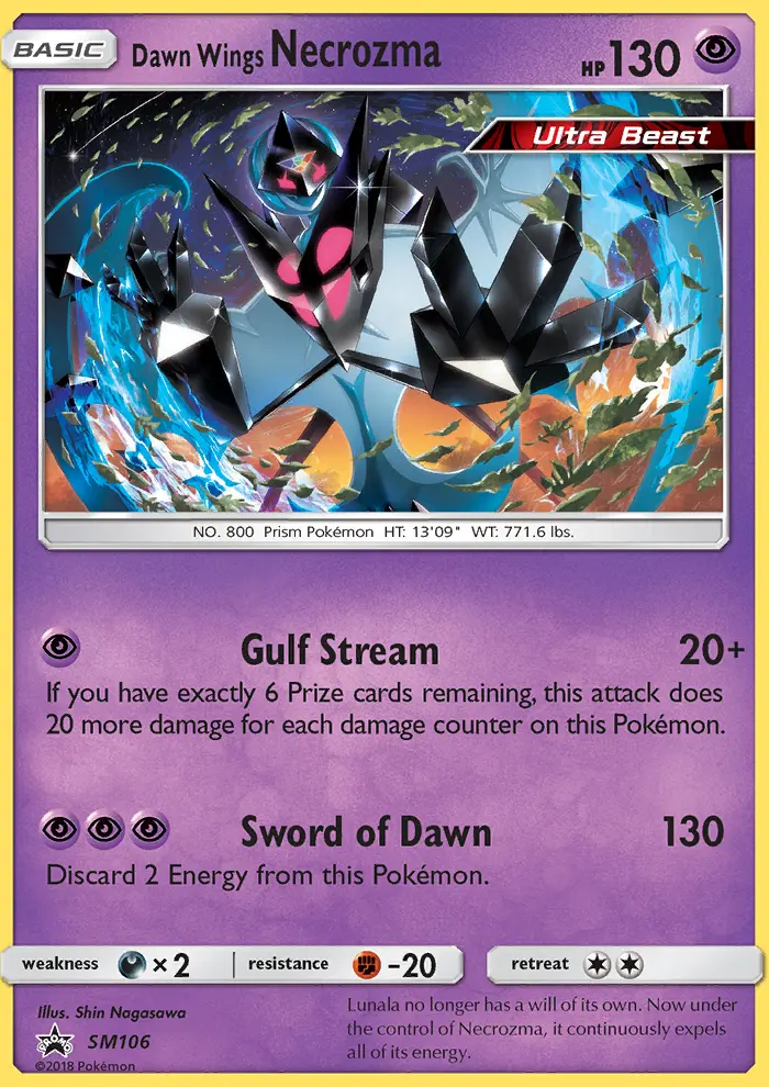 Dawn Wings Necrozma - SM Black Star Promos Pokemon Card