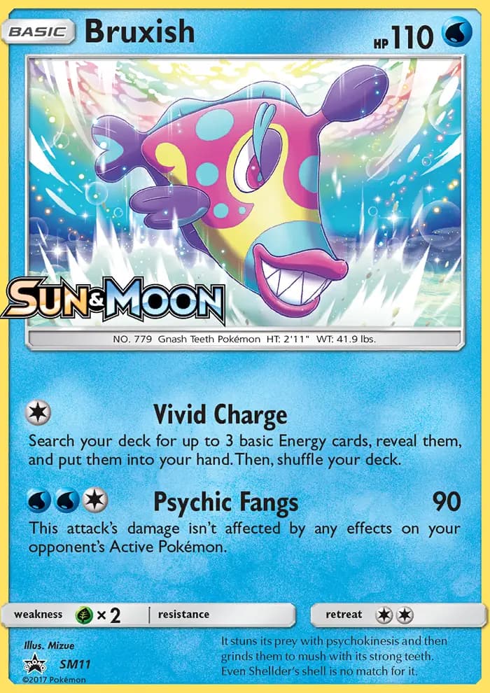 Bruxish - SM Black Star Promos Pokemon Card