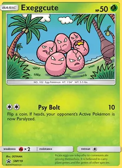 Exeggcute - SM Black Star Promos