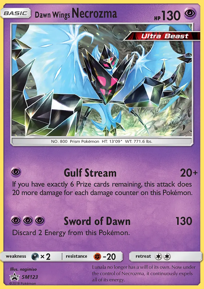 Dawn Wings Necrozma - SM Black Star Promos Pokemon Card