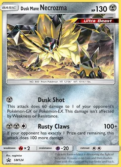 Dusk Mane Necrozma - SM Black Star Promos
