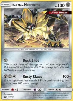 Dusk Mane Necrozma - SM Black Star Promos