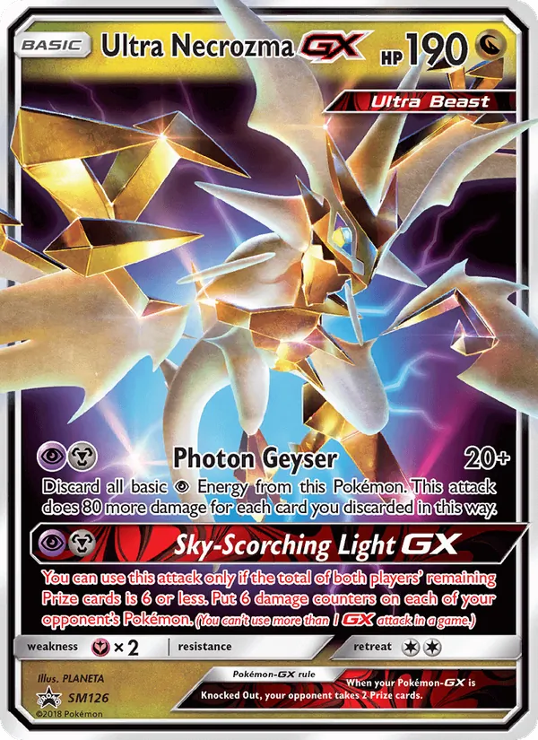 Ultra Necrozma GX - SM Black Star Promos Pokemon Card