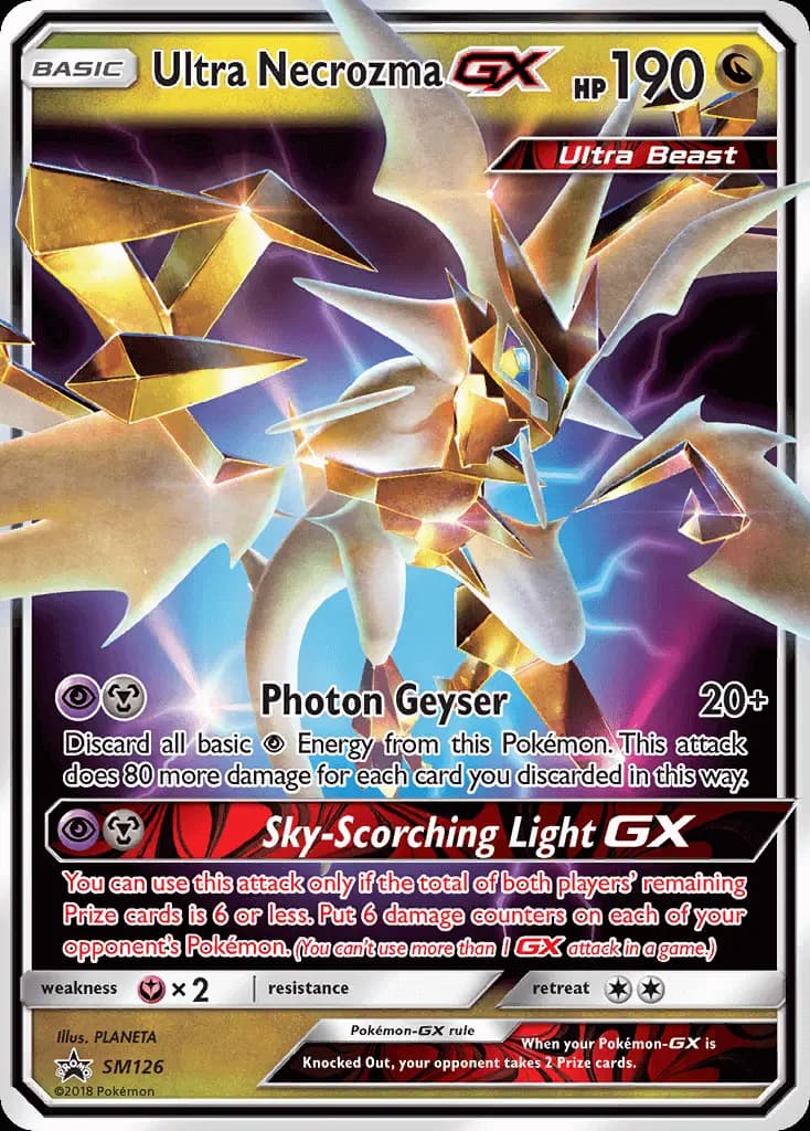 Ultra Necrozma GX - SM Black Star Promos Pokemon Card