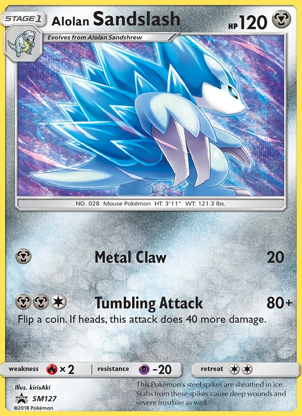 Alolan Sandslash - SM Black Star Promos Pokemon Card