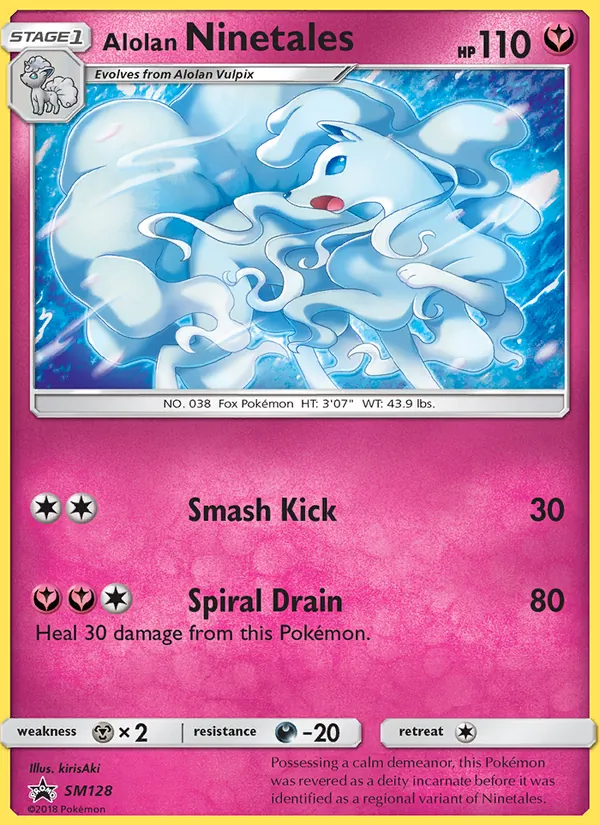 Alolan Ninetales - SM Black Star Promos Pokemon Card