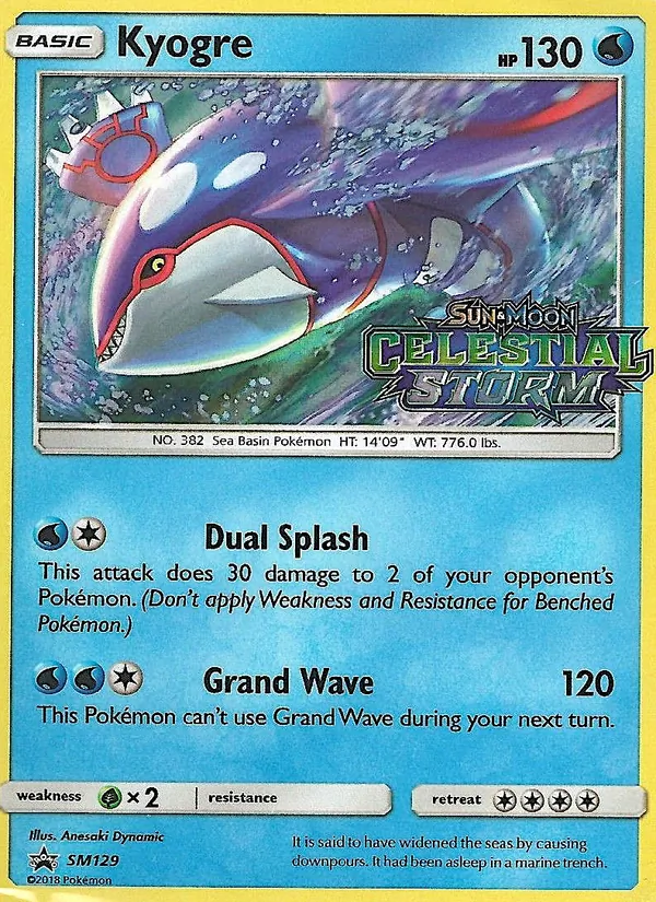 Kyogre - SM Black Star Promos Pokemon Card