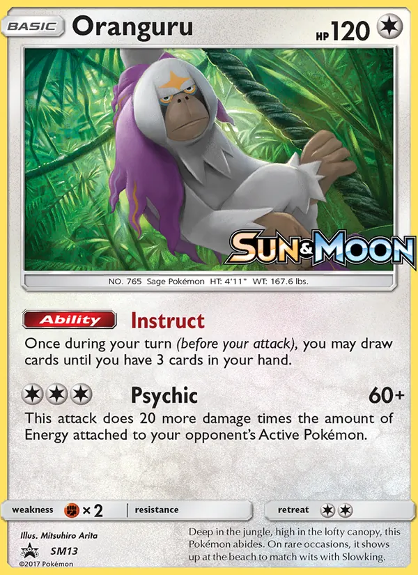 Oranguru - SM Black Star Promos Pokemon Card