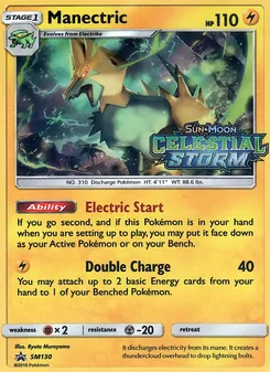Manectric - SM Black Star Promos