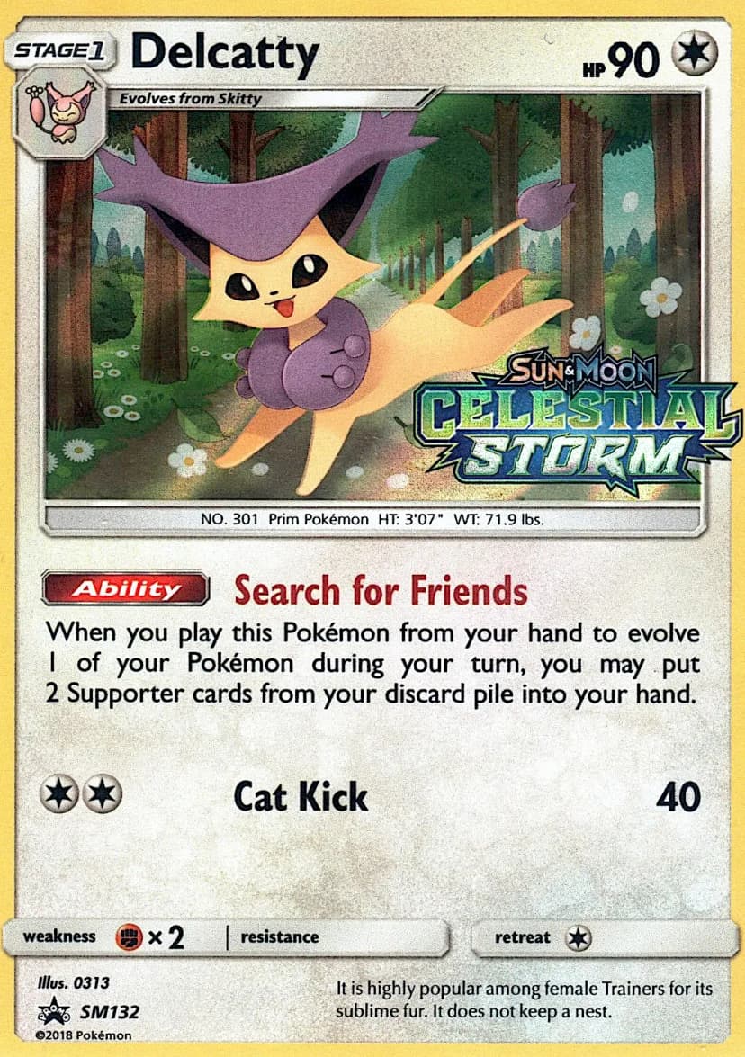 Delcatty - SM Black Star Promos Pokemon Card