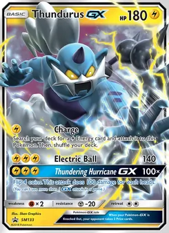 Thundurus GX - SM Black Star Promos