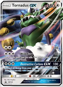 Tornadus GX - SM Black Star Promos