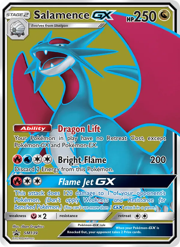 Salamence GX - SM Black Star Promos Pokemon Card