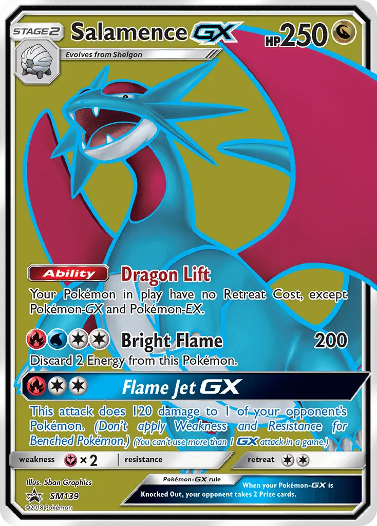 Salamence GX - SM Black Star Promos Pokemon Card