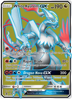 White Kyurem GX - SM Black Star Promos