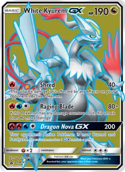 White Kyurem GX - SM Black Star Promos