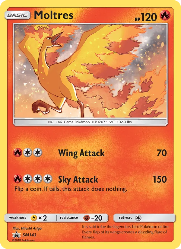 Moltres - SM Black Star Promos Pokemon Card