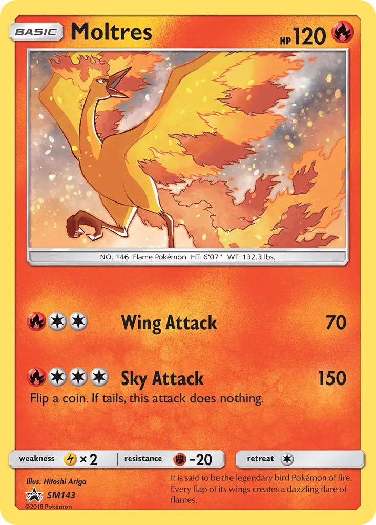Moltres - SM Black Star Promos Pokemon Card