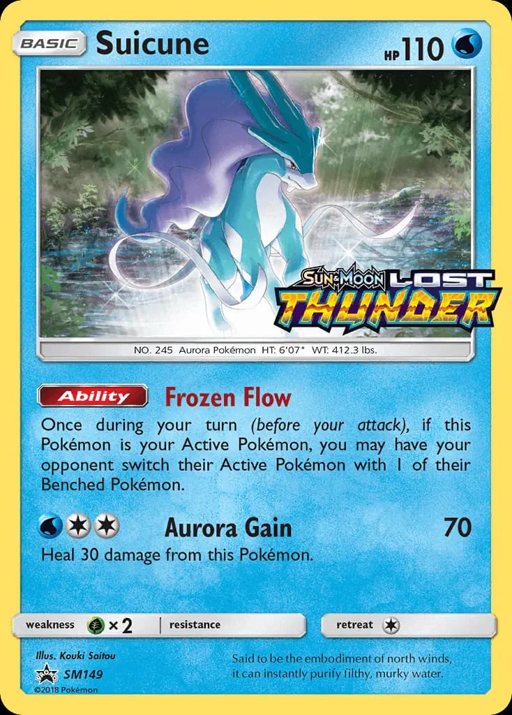 Suicune - SM Black Star Promos Pokemon Card