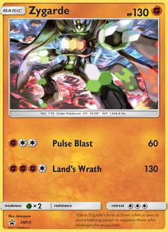 Zygarde - SM Black Star Promos