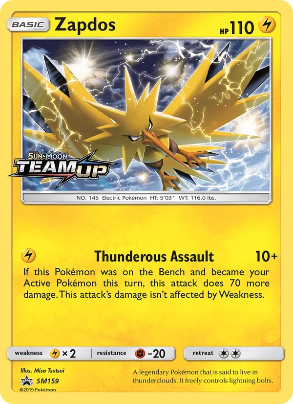 Zapdos - SM Black Star Promos Pokemon Card