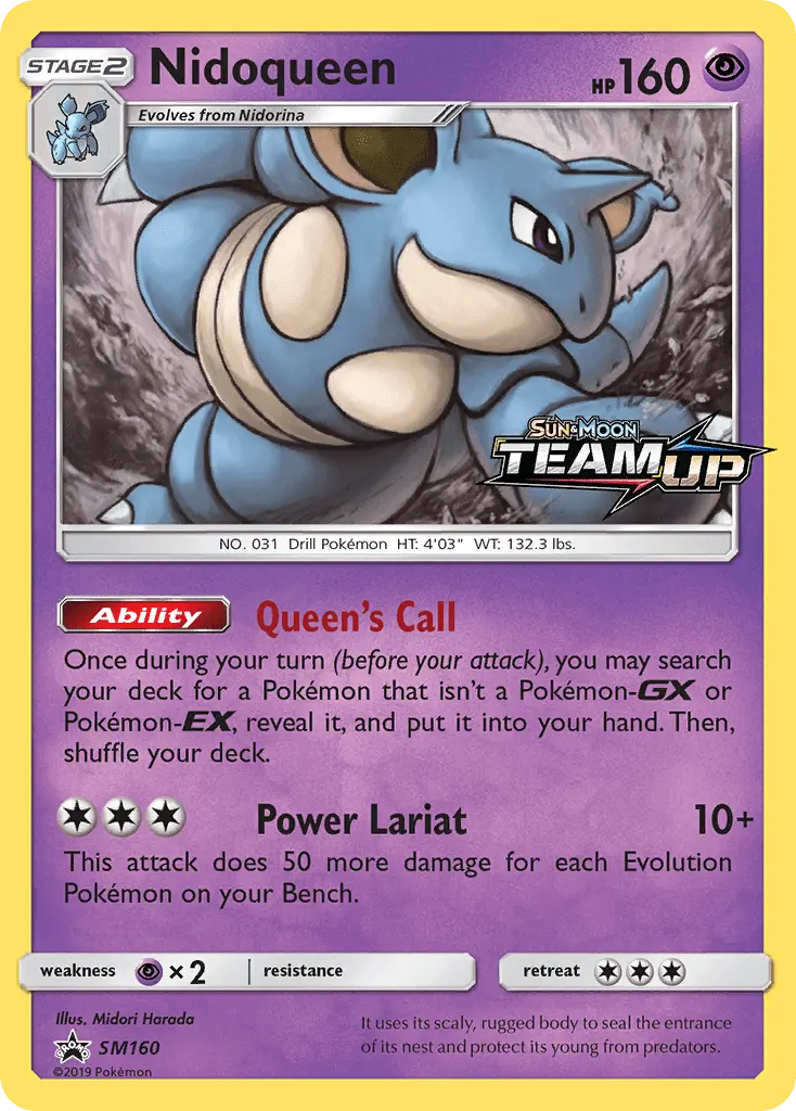 Nidoqueen - SM Black Star Promos Pokemon Card