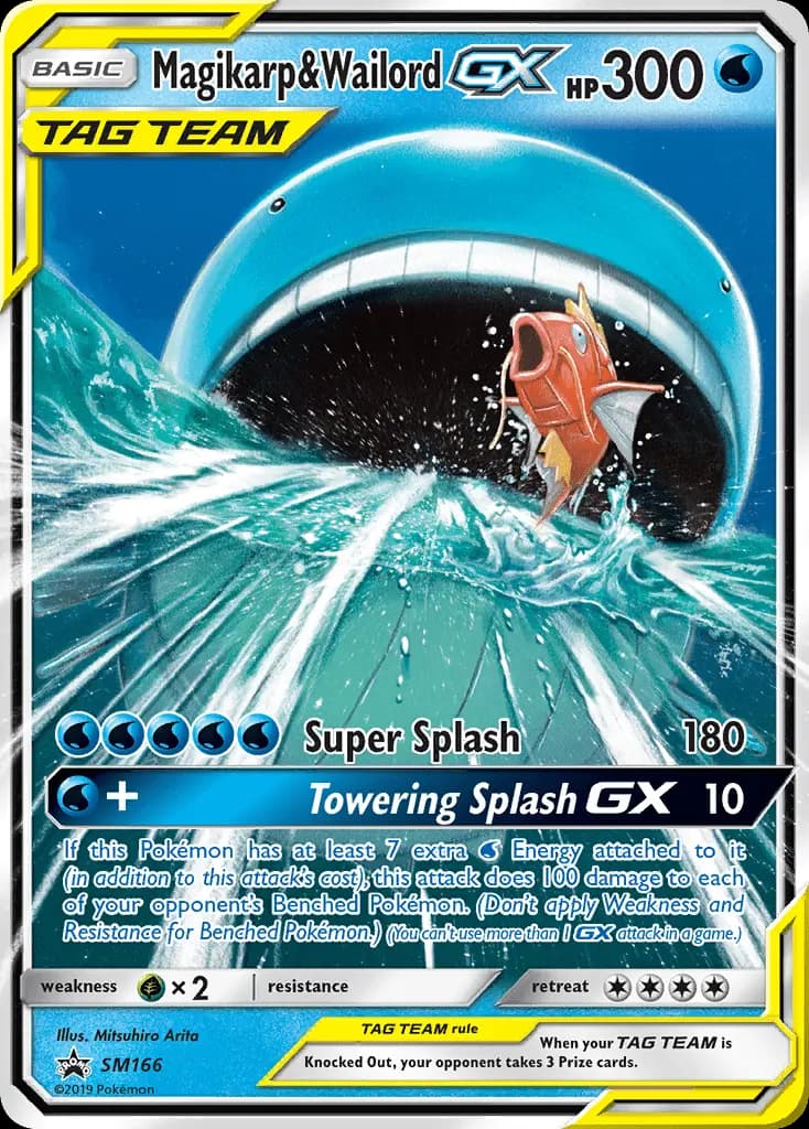 Magikarp & Wailord GX - SM Black Star Promos Pokemon Card