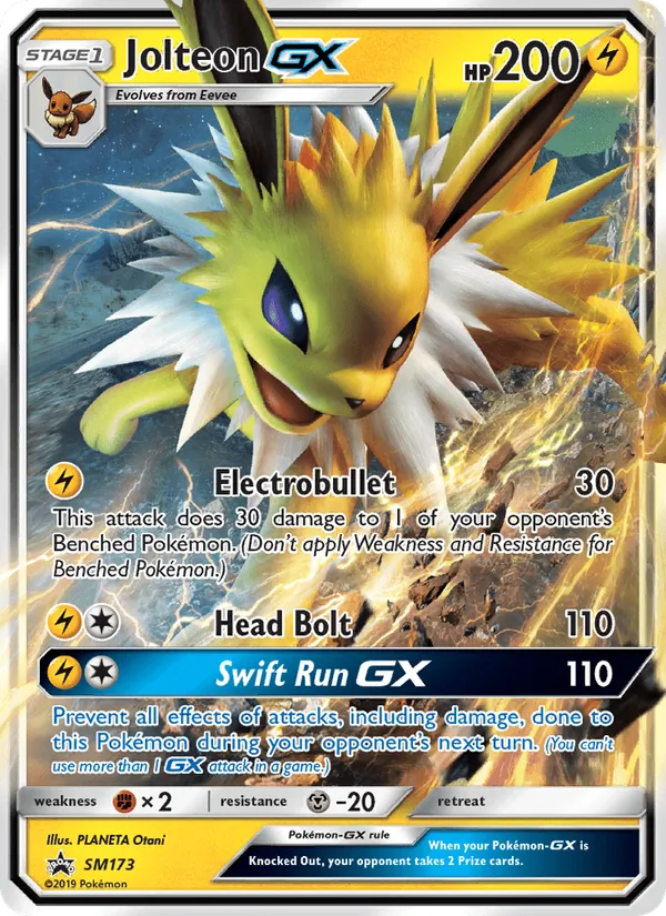 Jolteon GX - SM Black Star Promos Pokemon Card