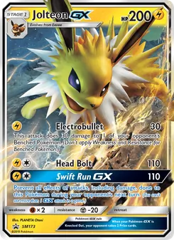 Jolteon GX - SM Black Star Promos