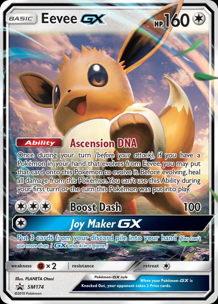 Eevee GX - SM Black Star Promos Pokemon Card