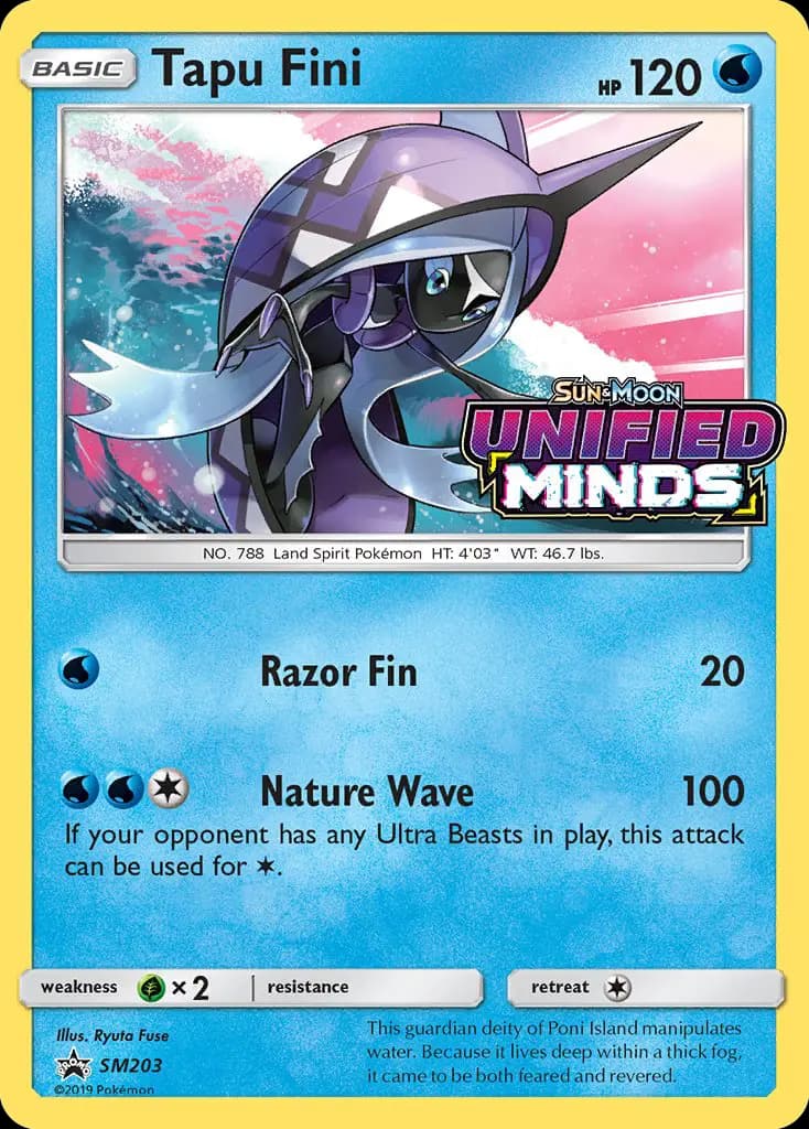 Tapu Fini - SM Black Star Promos Pokemon Card